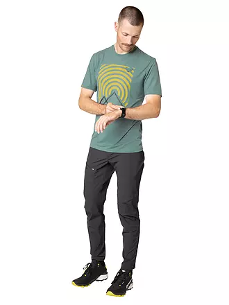 DYNAFIT | Camiseta funcional para hombre Transalper Graphic | petrol